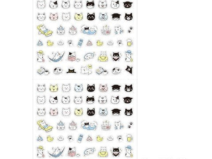 Pictograph Stickers - Gatos - ColorSwatch