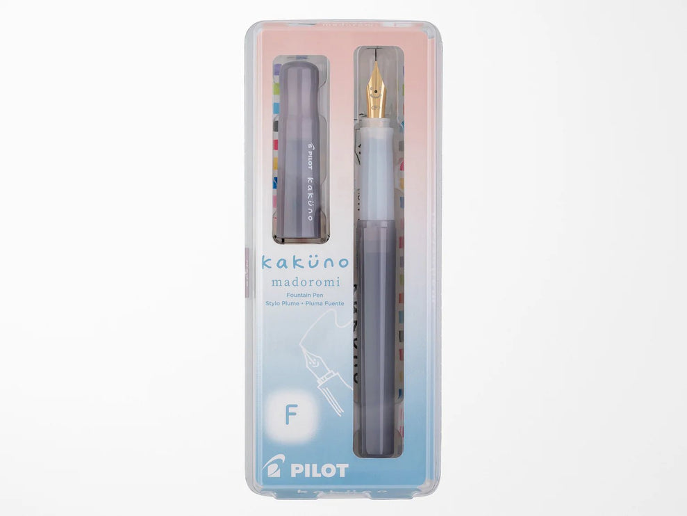 Pilot Kakuno Madoromi - Nimbus Gray - Pluma Fuente - ColorSwatch