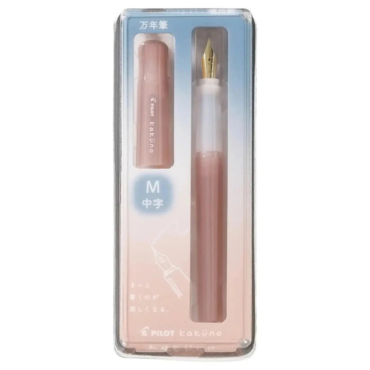 Pilot Kakuno Madoromi - Rosy Dusk - Pluma Fuente - ColorSwatch