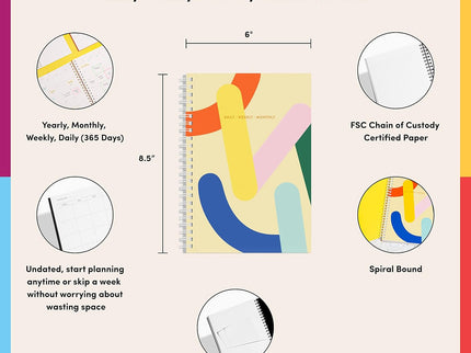 Planificador - Daily, Weekly, Monthly - ColorSwatch