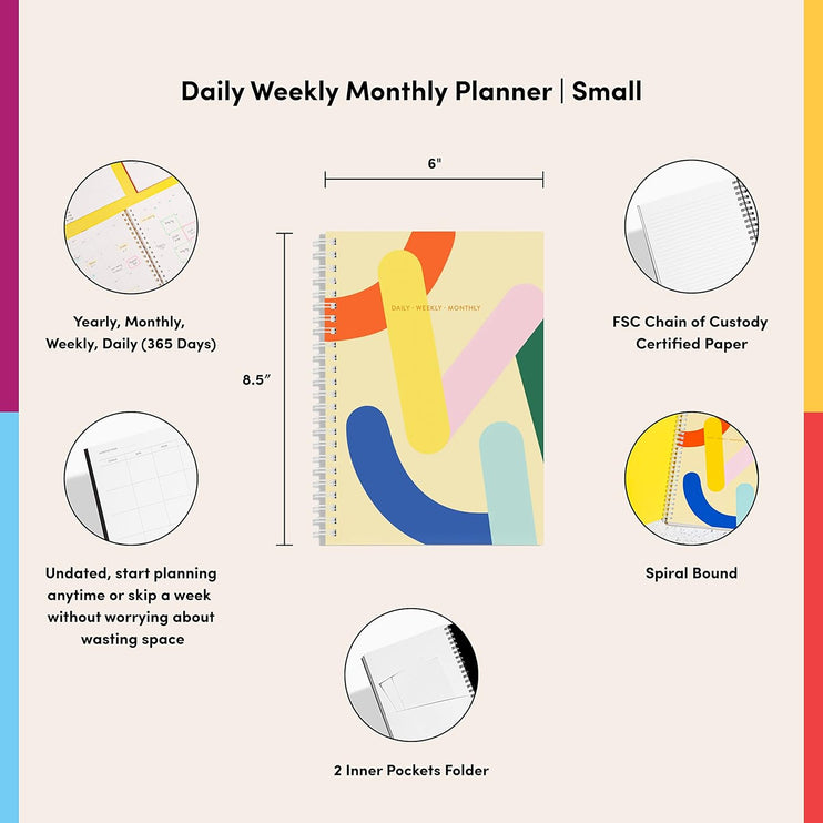 Planificador - Daily, Weekly, Monthly - ColorSwatch