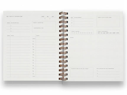 Planificador Diario - Floral - ColorSwatch