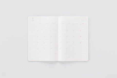 Planificador Mensual 2026 - A5 Slim - Black - ColorSwatch