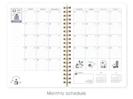 Planificador Mensual 2026 - B6 - Eric White - ColorSwatch