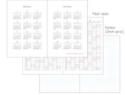 Planificador Mensual 2026 - B6 Fleek - Mint - ColorSwatch