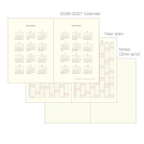 Planificador Mensual 2026 - B6 Fleek - Olive Drab - ColorSwatch