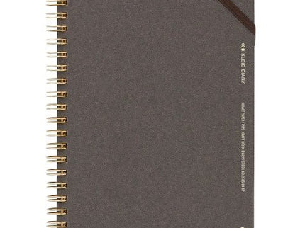 Planificador Mensual 2026 - B6 - Kraft Charcoal - ColorSwatch