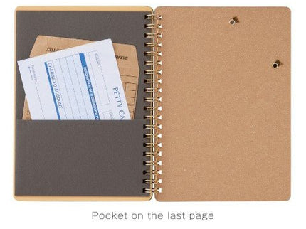 Planificador Mensual 2026 - B6 - Kraft Charcoal - ColorSwatch