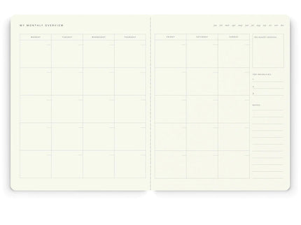 Planificador Mensual - Pink Floral - ColorSwatch