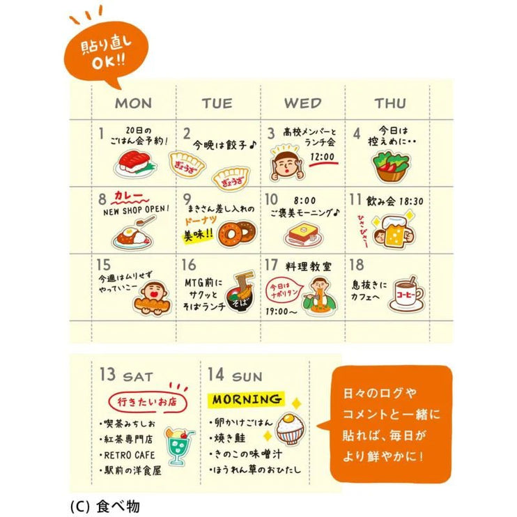 Planner Stickers - Food - ColorSwatch