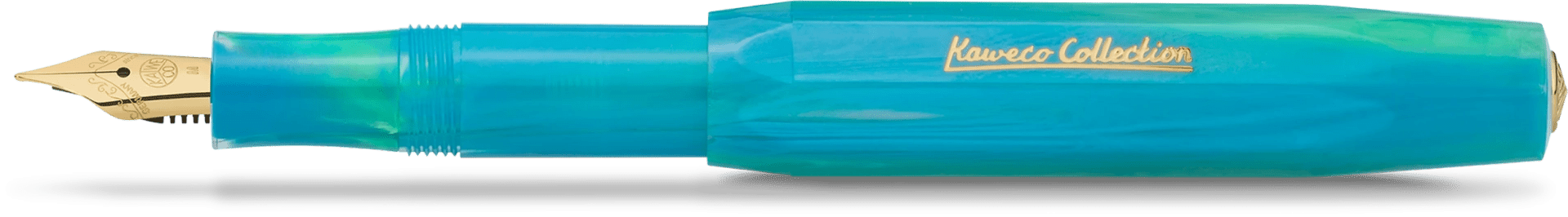 Pluma Fuente Collection - Marble Ocean - ColorSwatch