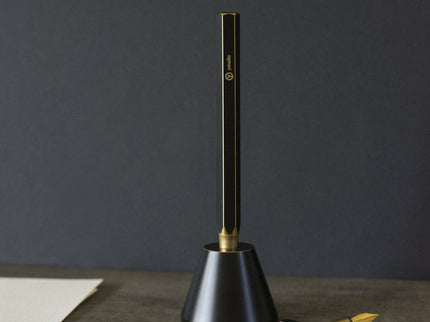 Pluma Fuente de Escritorio - Brass - Negro - ColorSwatch