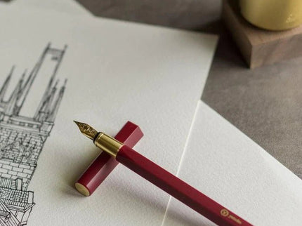 Pluma Fuente de Resina - Rojo - F - ColorSwatch