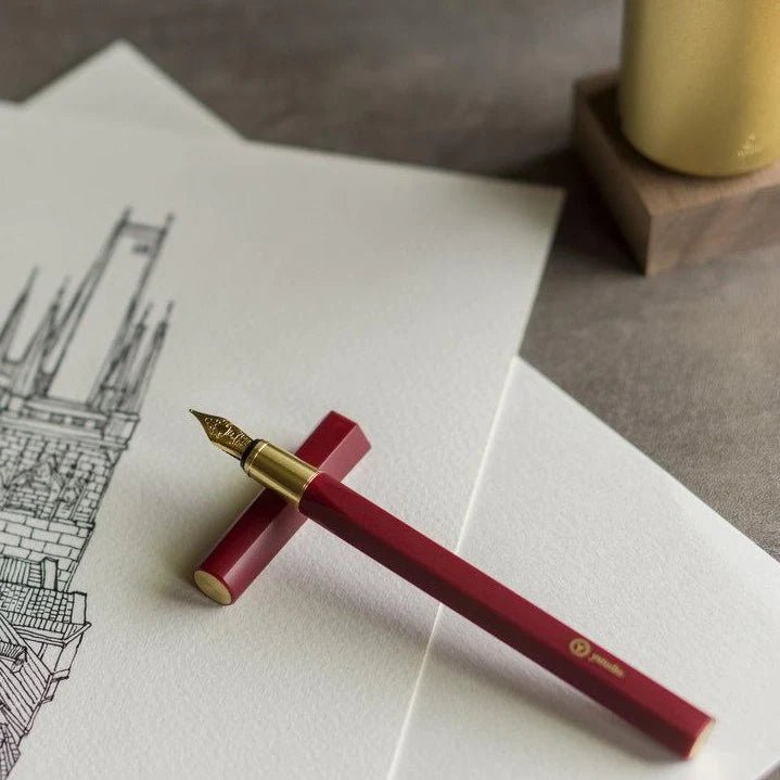 Pluma Fuente de Resina - Rojo - F - ColorSwatch