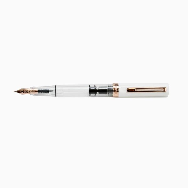 Pluma Fuente Eco Rose Gold - White - ColorSwatch