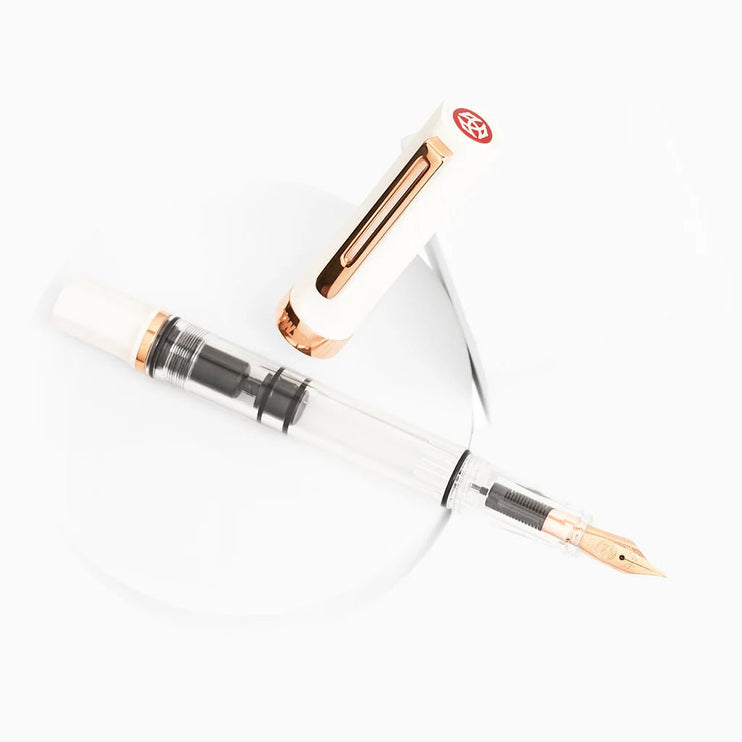 Pluma Fuente Eco Rose Gold - White - ColorSwatch
