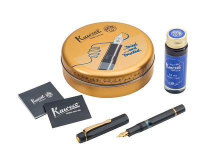 Pluma Fuente Piston Sport AL - Starter Set (Black/Gold) - ColorSwatch