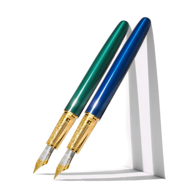 Pluma Fuente - The Joule - Engravers Teal - ColorSwatch