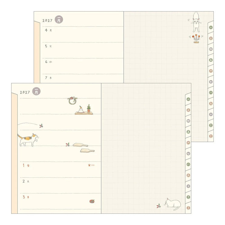 Pocket Diary B6 - Cat 2027 - ColorSwatch