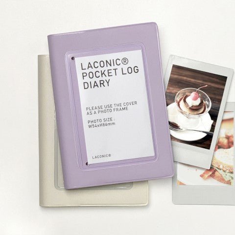 Pocketlog Diary B7 - White Photo Frame - ColorSwatch