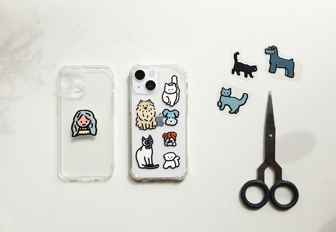 Point Stickers - Cats - ColorSwatch