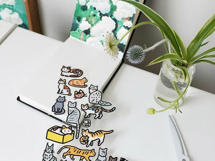 Point Stickers - Cats - ColorSwatch