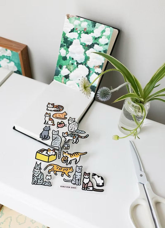 Point Stickers - Cats - ColorSwatch