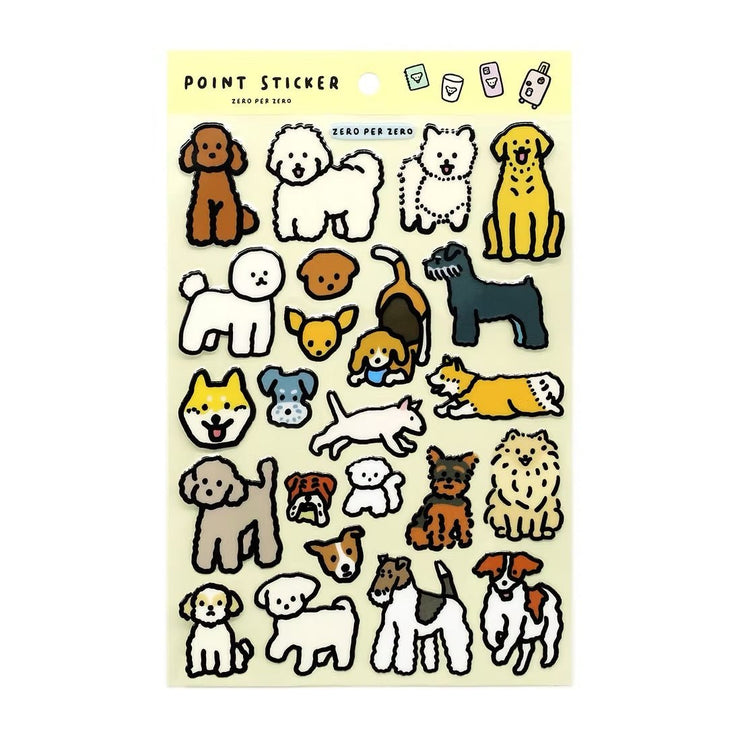 Point Stickers - Dogs - ColorSwatch