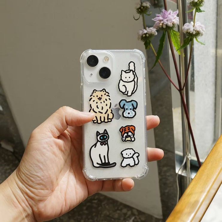 Point Stickers - Dogs - ColorSwatch