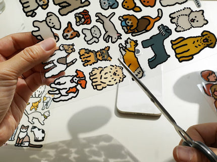 Point Stickers - Dogs - ColorSwatch