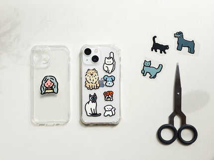 Point Stickers - Dogs - ColorSwatch