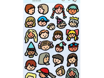 Point Stickers - Faces - ColorSwatch