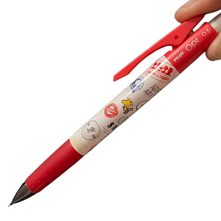 Portaminas Pilot Opt 0.5mm - Snoopy - Rojo