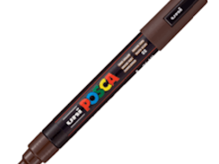Posca PC - 5M - Dark Brown - ColorSwatch