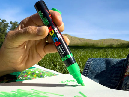 Posca PC5BR - Brush - Set 16 - ColorSwatch