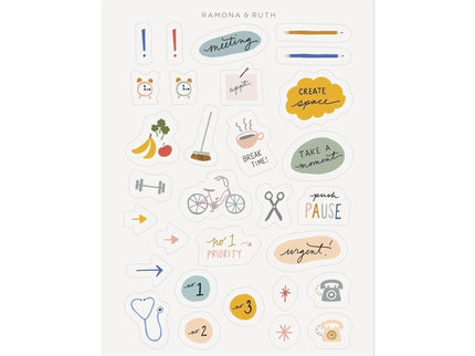 Productivity Stickers - ColorSwatch