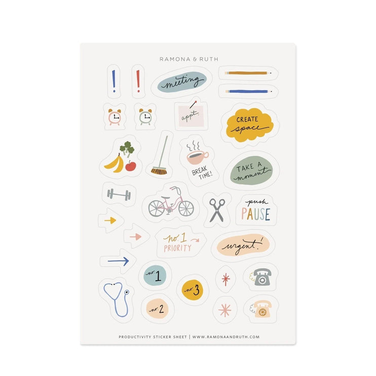 Productivity Stickers - ColorSwatch