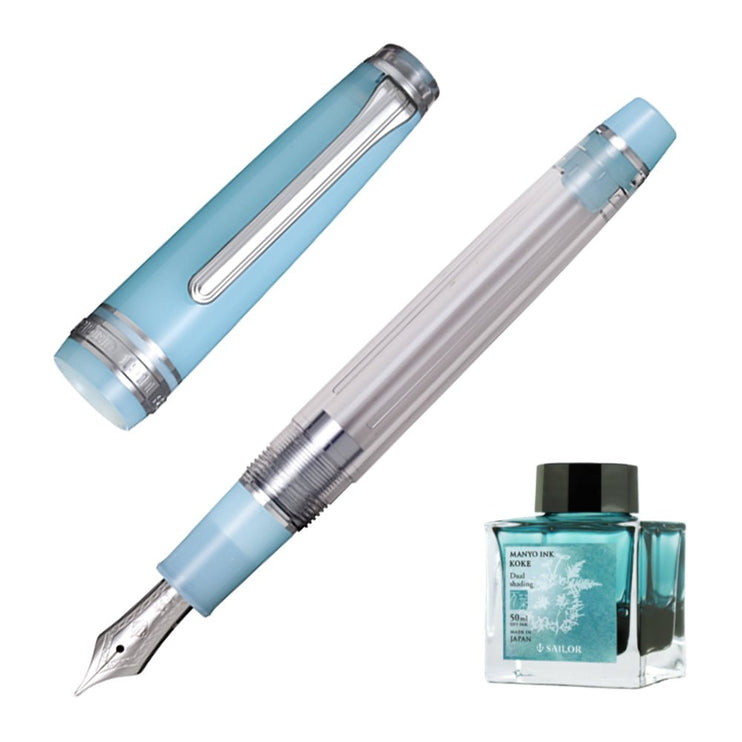 Professional Gear Slim Manyo II - Pluma Fuente Ayame + Tinta Koke - ColorSwatch