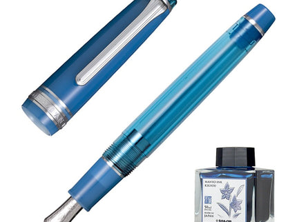 Professional Gear Slim Manyo II - Pluma Fuente Sumire + Tinta Kikyou - ColorSwatch