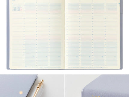 Gradation Diary Day Lenght 2027 - B6 - Purple