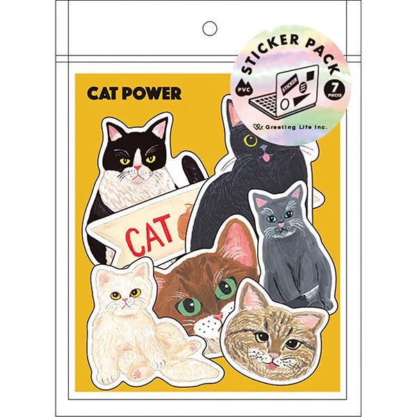 PVC Stickers - Cats (Kahoko Sodeyama) - ColorSwatch