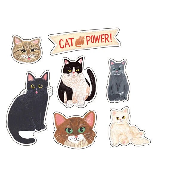 PVC Stickers - Cats (Kahoko Sodeyama) - ColorSwatch