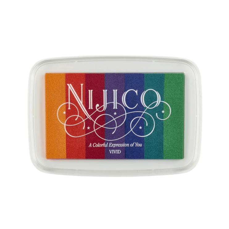 Rainbow Ink Pad Nijico - ColorSwatch