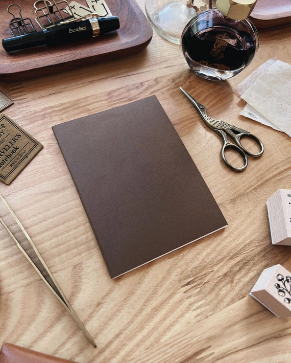 Refill - Chestnut Brown Notebook - Passport - ColorSwatch