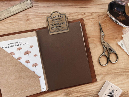 Refill - Chestnut Brown Notebook - Passport - ColorSwatch