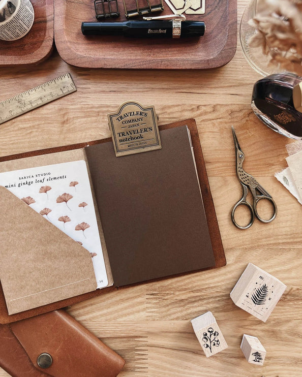 Refill - Chestnut Brown Notebook - Passport - ColorSwatch