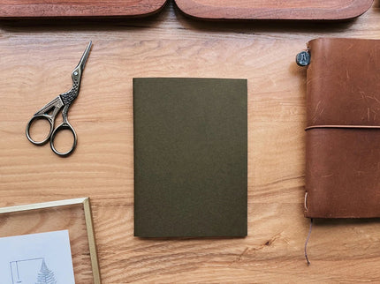 Refill - Olive Green Notebook - Passport - ColorSwatch