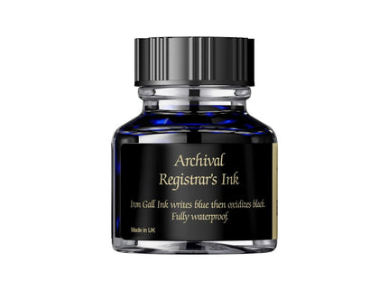 Registrars Ink - Blue Black 30mL - ColorSwatch