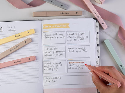 Resaltadores para Biblia - Boho - ColorSwatch