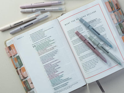 Resaltadores para biblia (Gel) - Dusty - ColorSwatch